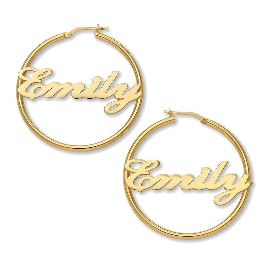 Custom 18k gold plated earrings(Pre-Order)
