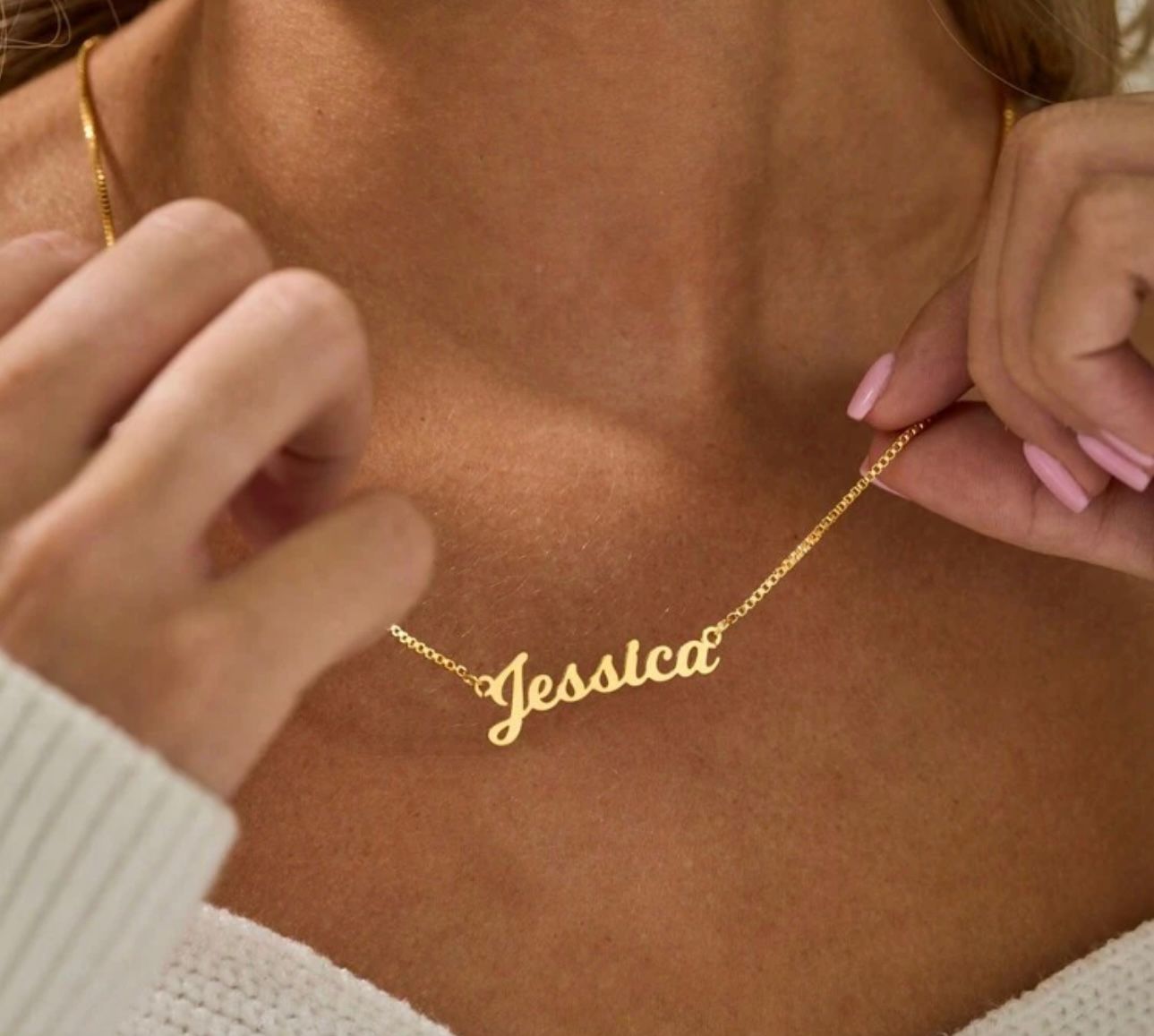 Custom 18k Gold plated name chain (Pre-Order)